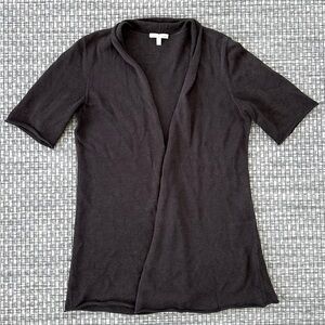 Eileen Fisher Linen Cardigan Open Front Knit Sz small